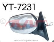 For Mitsubishi 1325l200 05 door Mirror,manual , Mitsubishi  Auto Side Mirror, Triton Accessories