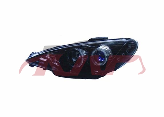 For Peugeot 831t11 head Lampblack)4 Led , 206 Automotive Parts, Peugeot  Auto Lamp