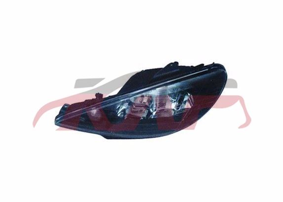 For Peugeot 831t11 head Lamp Crystal Black) , 206 Automotive Parts, Peugeot   Automotive Accessories-