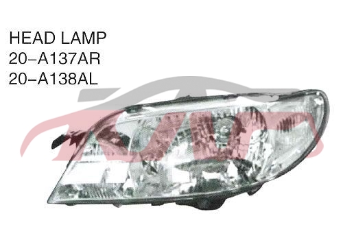 For Mazda 681haima 323 head Lamp 20-a137ar/a138al, Haima Cheap Auto Parts�?car Parts Store, Mazda  Car Lamps20-A137AR/A138AL