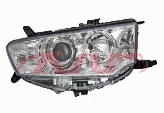 For Mitsubishi 827pajero 11 sport head Lamp, Halogen With Motor , Pajero Automotive Parts, Mitsubishi   Automotive Accessories