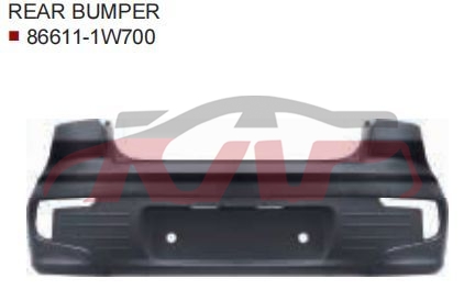 For Kia 20200818-20 Rio rear Bumper , Kia  Car Lamps, Rio Basic Car Parts