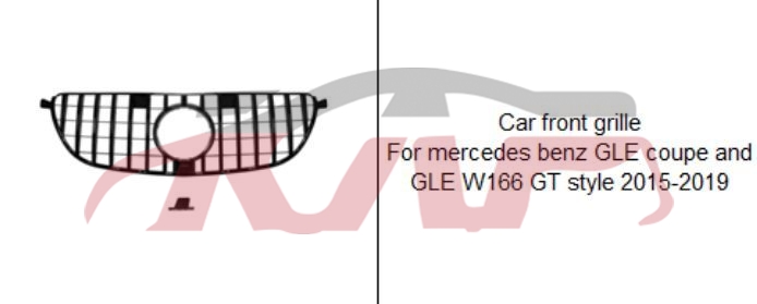 For Benz 20197016-19 grille , Benz  Auto Parts, Gle Car Parts Discount