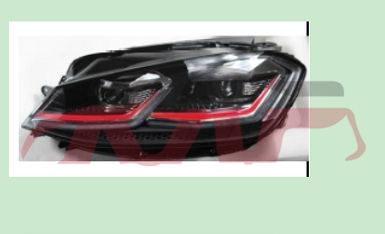 For V.w. 749golf 7 head Lamp, Modified Double Lens , V.w.  Auto Headlights, Golf Car Parts Shipping Price